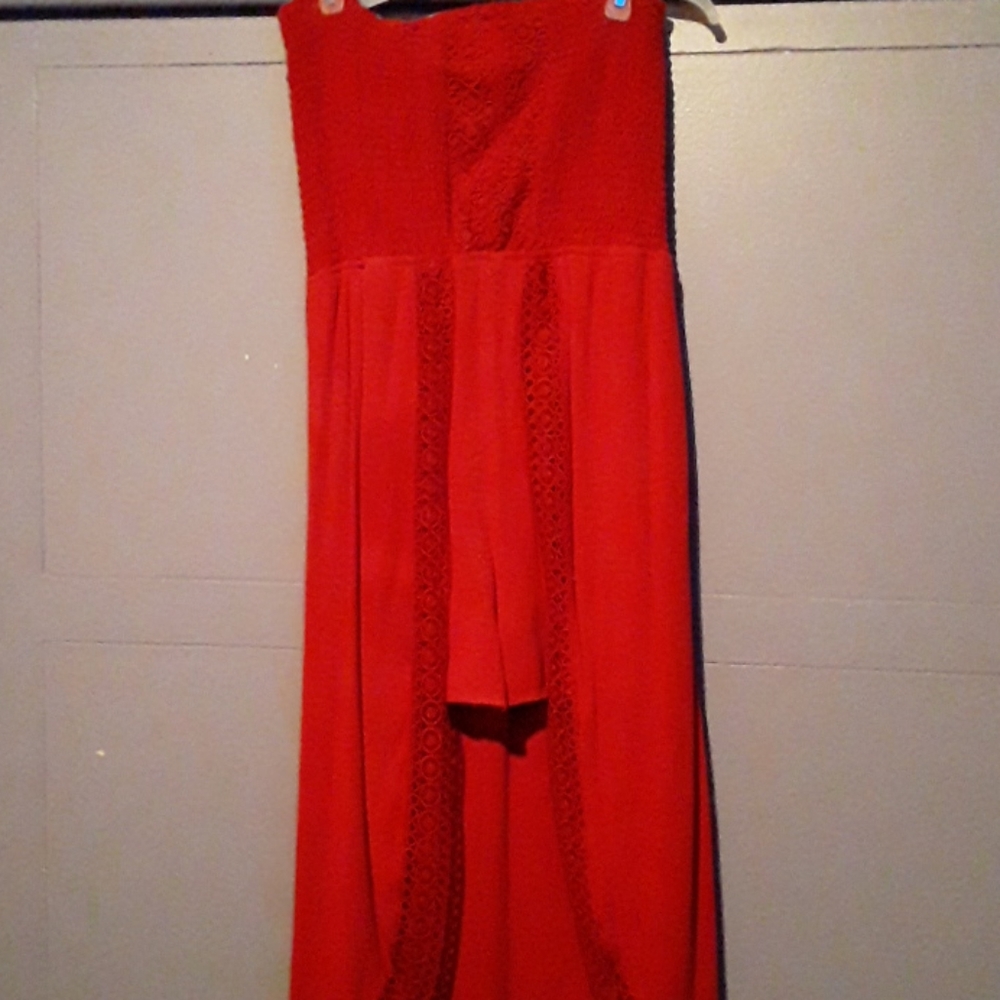XL STRAPLESS SHORTS SUN DRESS